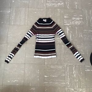 Multi-colored, brown sweater
